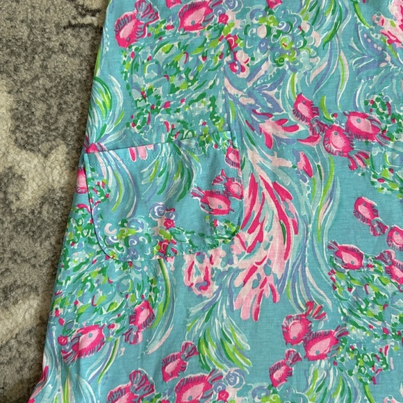 Lilly Pulitzer Kristen Colorful Sleeveless Dress with Ruffle Hem - Picture 4 of 12